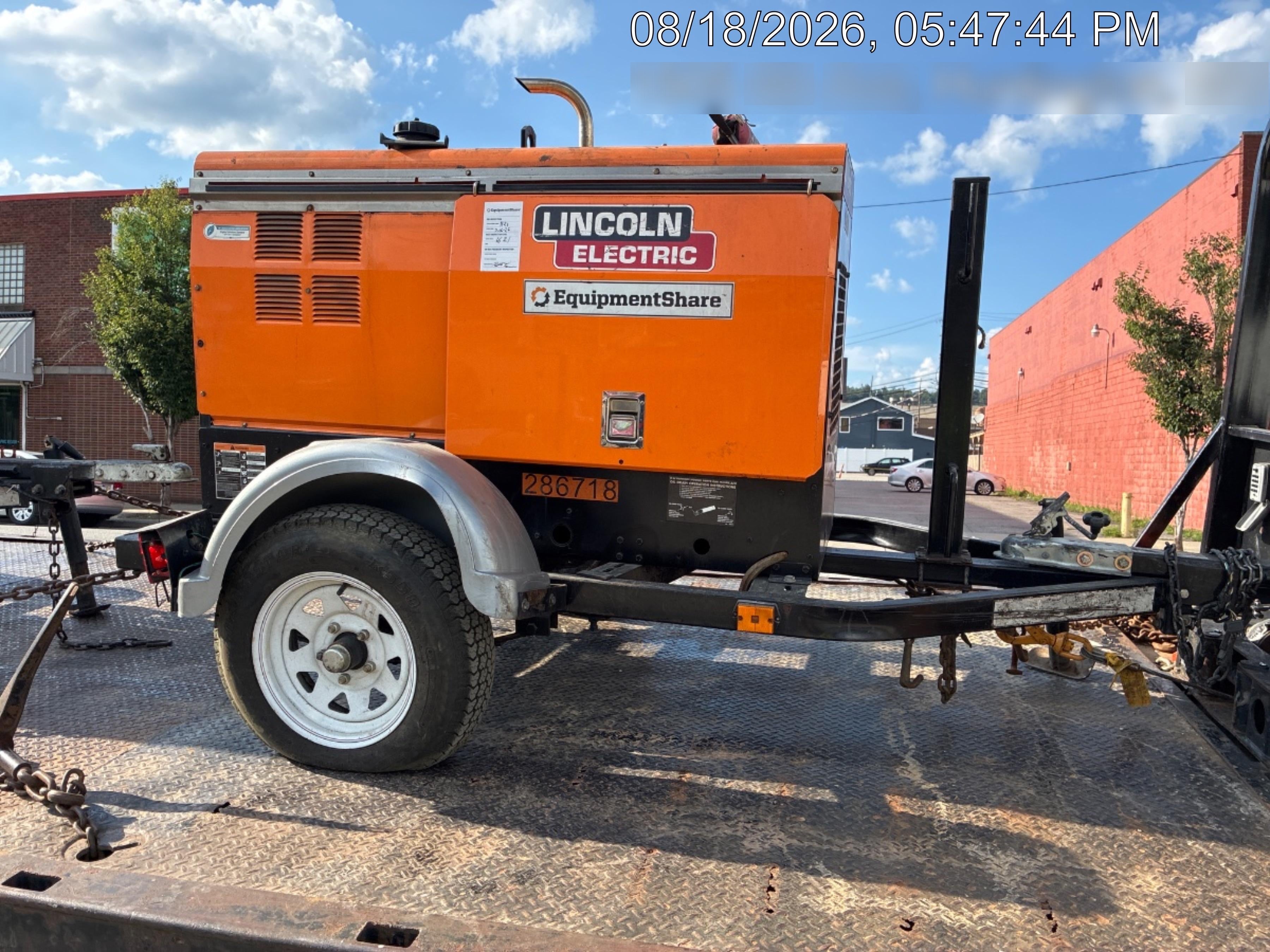 2022 Lincoln Electric LE400 Kubota V1505, Trlr, Cable Rack, Light Kit, ES Decals, T3
