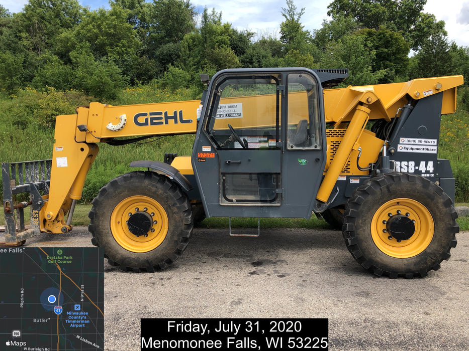 2016 Gehl RS8-44 Standard Rental Specs