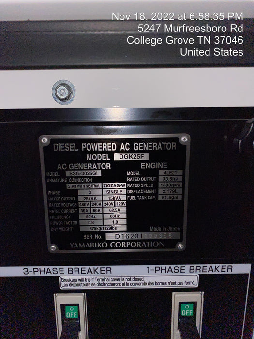 2022 SHINDAIWA DGK15FL