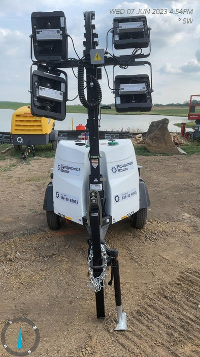 2023 Generac MLT2 Diesel, Flex Switch 120V Input, Powerzone Controller, (4) 320W LED Lights, 4kW Generator, 39.9 Gal Fuel Tank, 2" Ball, T3