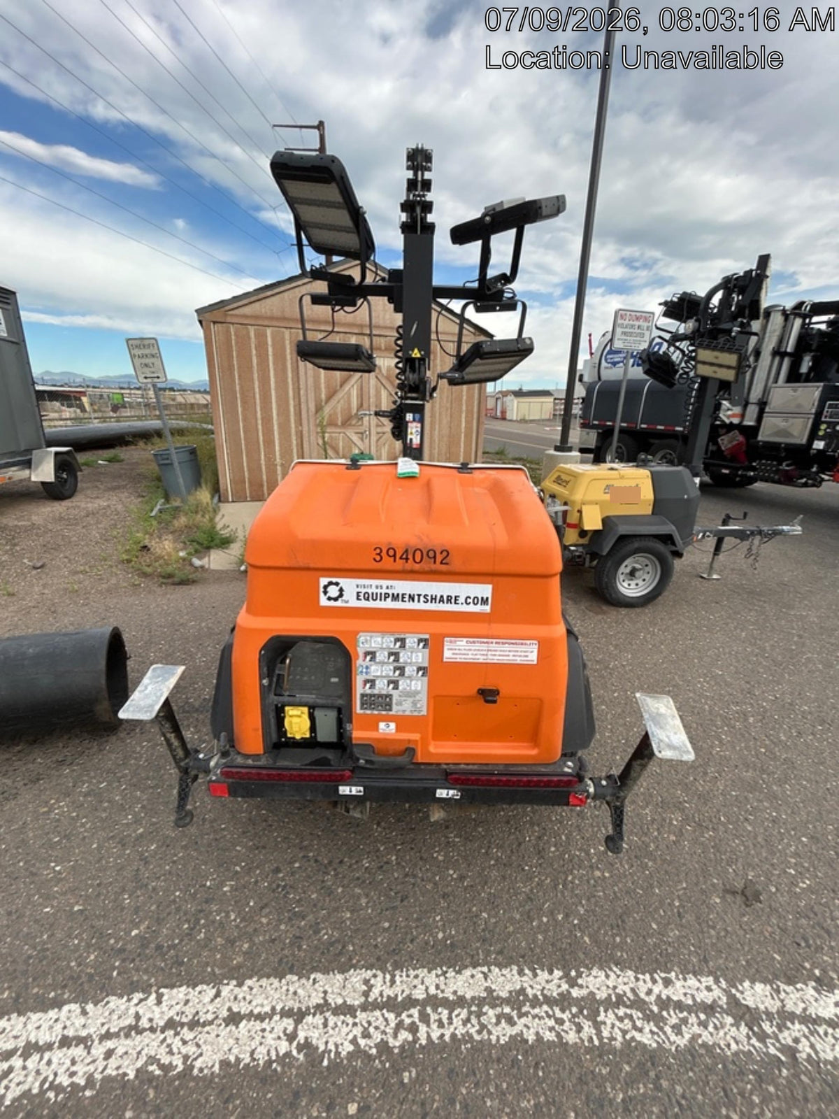 2024 Generac MLT2 Diesel, Flex Switch 120V Input, Powerzone Controller, 
(4) 320W LED Lights, 4kW Generator, 39.9 Gal Fuel Tank, 2" Ball, T3