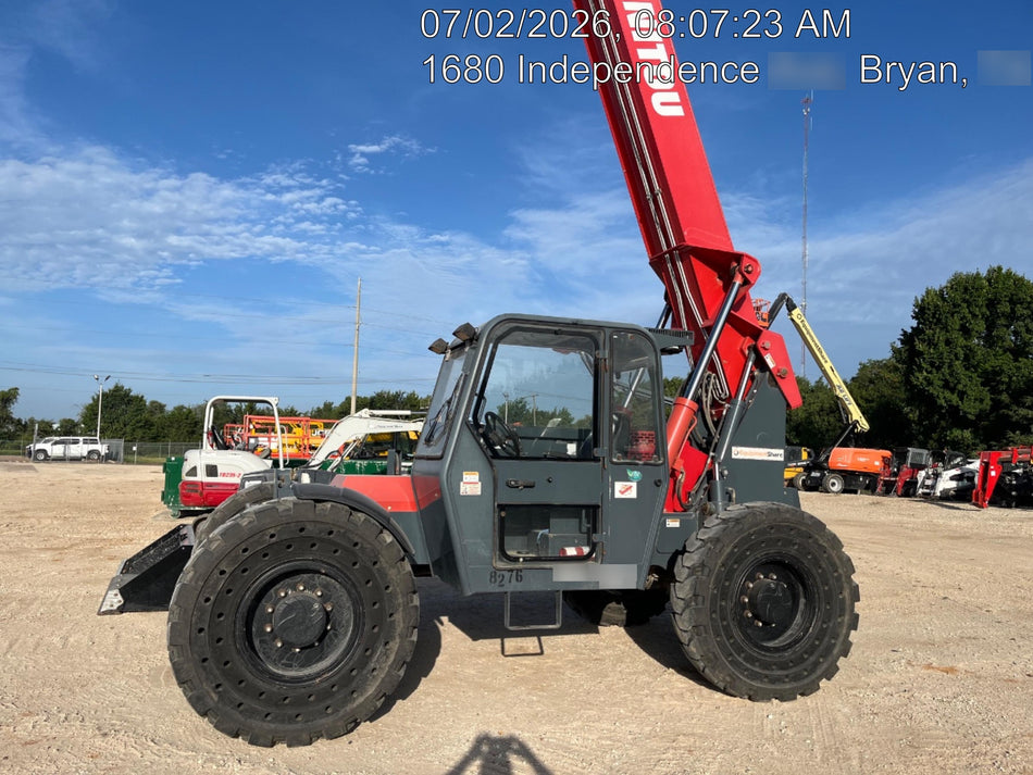 2018 Manitou 12042 Manitou MTA 12042 w/Cab/Heat/AC, Work Lights/Strobe, Aux Hyd, Solid Tires, Lift Hook, 66" Carriage, 72" Forks