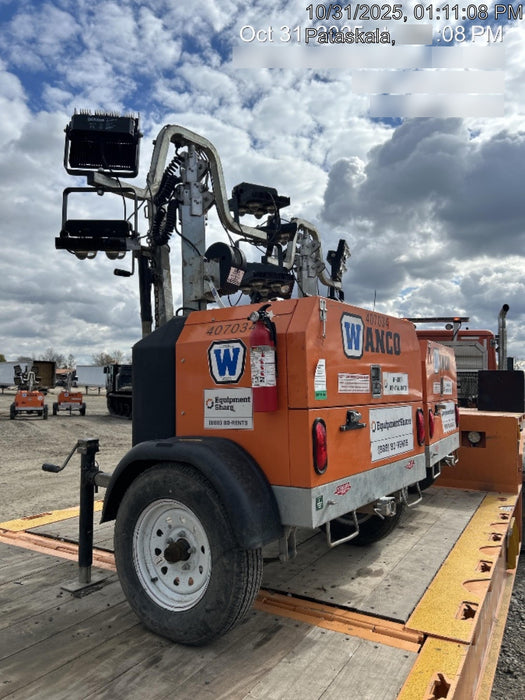 2024 Wanco WLTT-4MM4K Diesel, Deep Sea Controller, Shore Power Plug, Auto Start, (4) 350W LED Floodlights, 4kW Generator, 60 Gal Fuel Tank, 2" Ball, T3