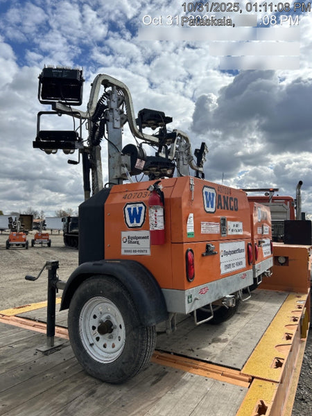 2024 Wanco WLTT-4MM4K Diesel, Deep Sea Controller, Shore Power Plug, Auto Start, (4) 350W LED Floodlights, 4kW Generator, 60 Gal Fuel Tank, 2" Ball, T3
