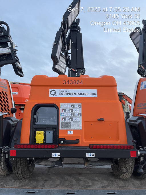 2023 Generac MLT2 Diesel, Flex Switch 120V Input, Powerzone Controller, (4) 320W LED Lights, 4kW Generator, 39.9 Gal Fuel Tank, 2" Ball, T3