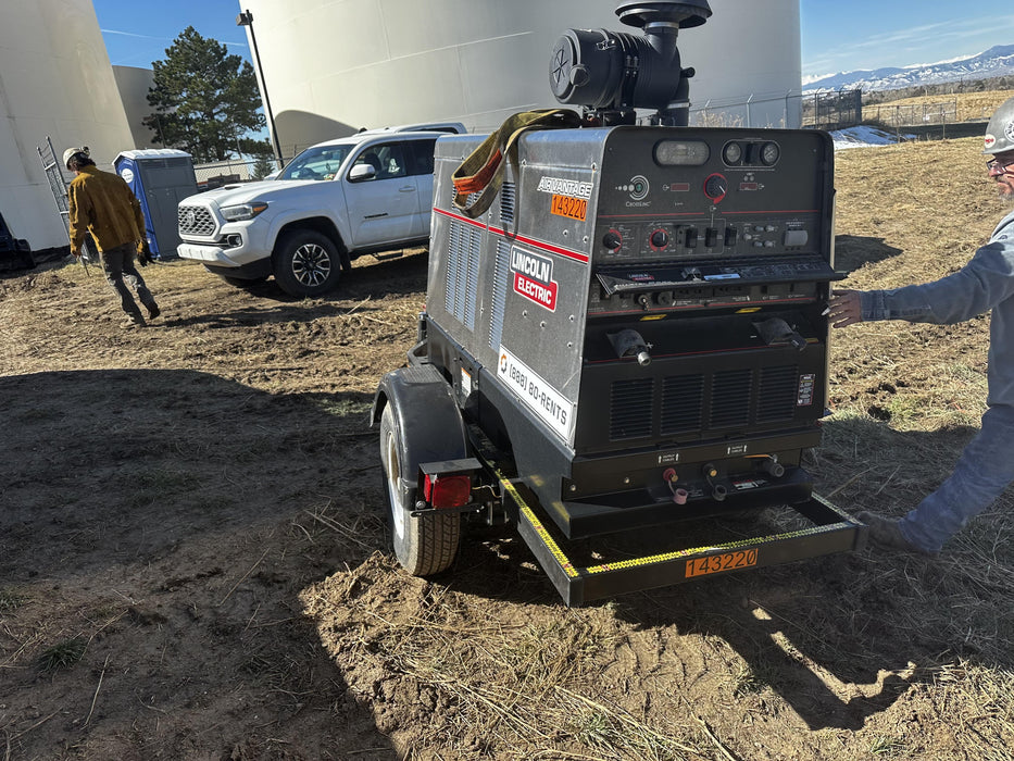 2021 Lincoln Electric Air Vantage 566 Air Vantage 566X Ready Pak 3 (includes trailer, cable rack, fender light kit); no telematics