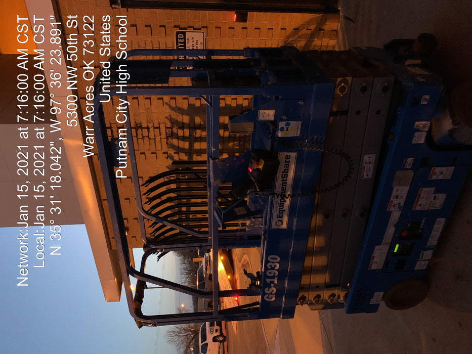 2020 Genie GS-1930 Fixed rails with chain entry gate - Pre A92.20