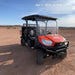 2021 Kubota RTV-X1140W-H Plastic Canopy, Windshield Acrylic Clear, LED Strobe Light, Wire Harness Kit, Back up Alarm