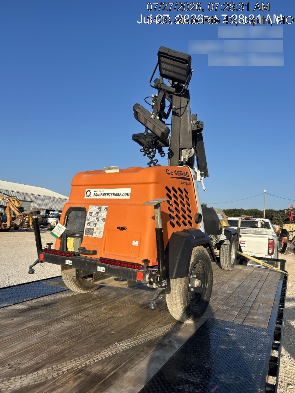 2023 Generac MLT2 Diesel, Flex Switch 120V Input, Powerzone Controller, (4) 320W LED Lights, 4kW Generator, 39.9 Gal Fuel Tank, 2" Ball, T3