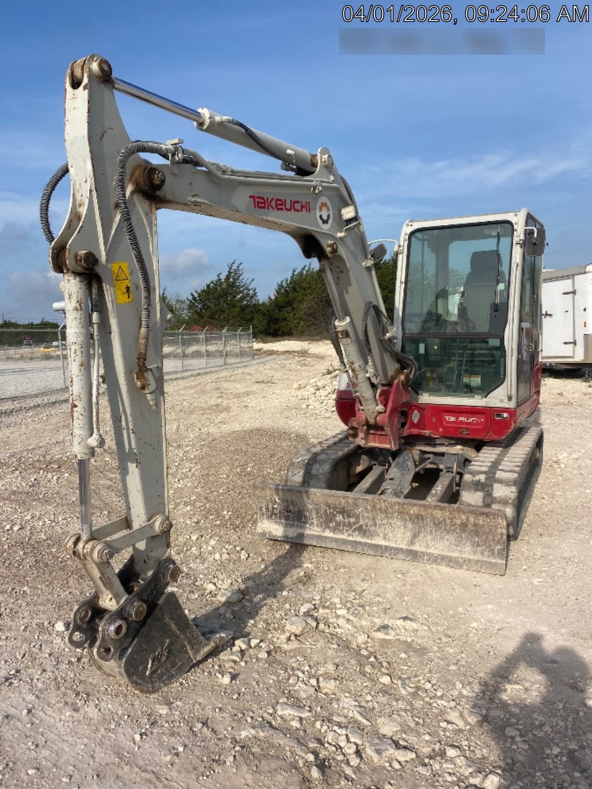 2020 Takeuchi TB250-2C Cab/Heat/Air, Rubber Tracks, Manual TAG QC