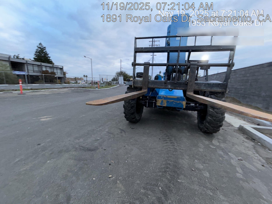 2019 Genie GTH-636 Canopy, Solid RT Tires, LED Work Lights, Beacon 60" QA Carriage, 48" Forks