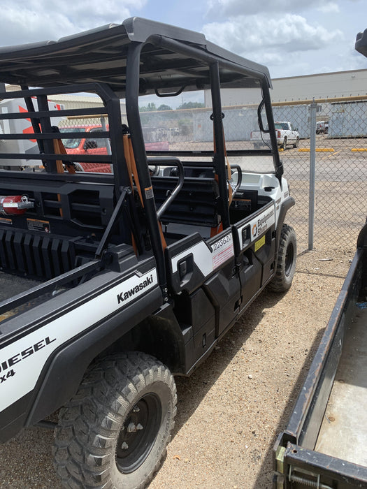 2022 Kawasaki Mule PRO-DXT Standard Options, Backup Alarm, Beacon, Plastic Hard Top, Poly Windshield, Horn Kit