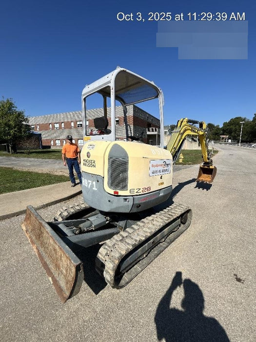 2018 Wacker Neuson EZ28 Wacker Neuson EZ28 w/Manual QC, Buckets: 24" ,18"