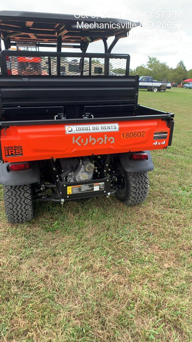 2021 Kubota RTV-X1140W-H Plastic Canopy, Windshield Acrylic Clear, LED Strobe Light, Wire Harness Kit, Back up Alarm
