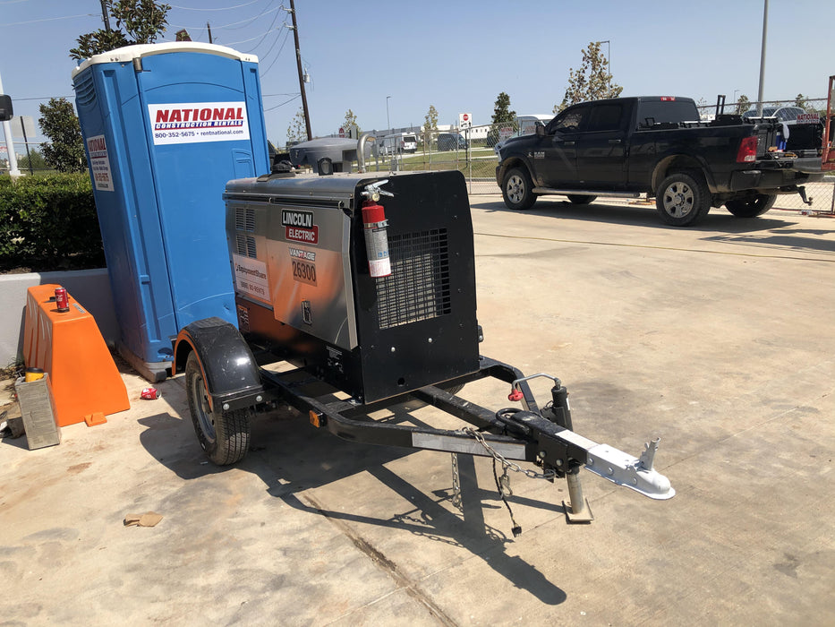 2019 Lincoln Electric Vantage 322 Lincoln Vantage 322 Welder w/Trailer, Light Kit, Cable Rack