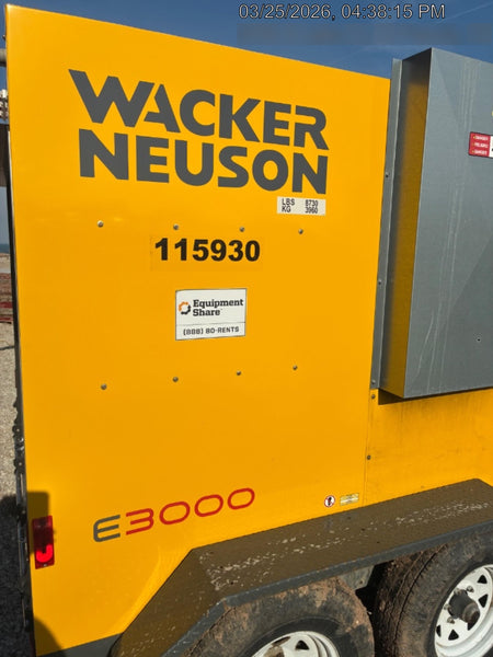 2020 WACKER NEUSON E3000