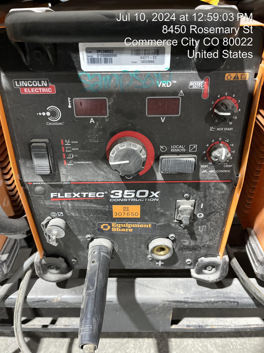 2023 LINCOLN ELECTRIC FLEXTEC 350X