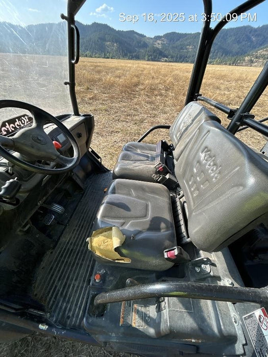 2021 Kubota RTV-X1140W-H Plastic Canopy, Windshield Acrylic Clear, LED Strobe Light, Wire Harness Kit, Back up Alarm