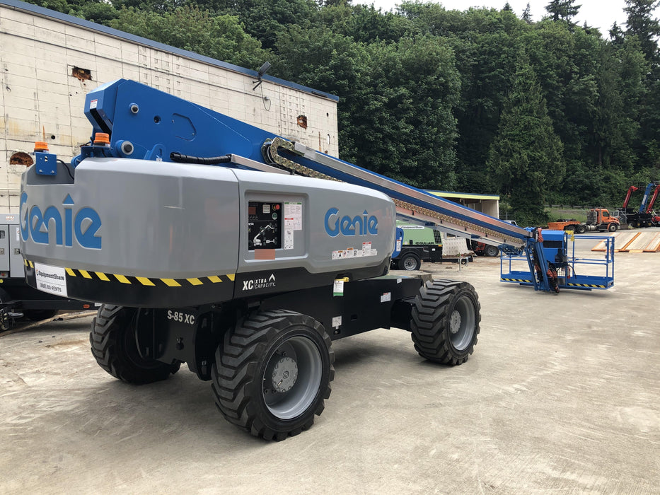 2020 Genie S-85 XC FF Tires, Beacon, 12kw Generator, Cold Weather Kit