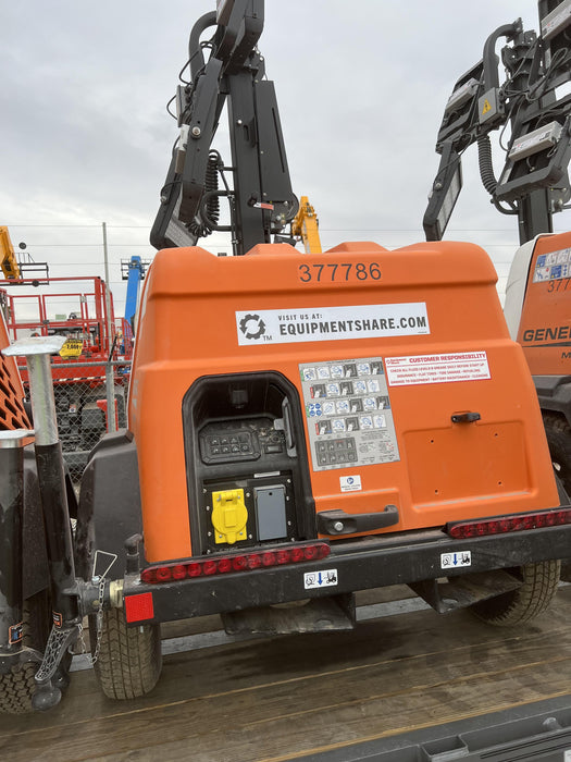 2023 Generac MLT2 Diesel, Flex Switch 120V Input, Powerzone Controller, 
(4) 320W LED Lights, 4kW Generator, 39.9 Gal Fuel Tank, 2" Ball, T3