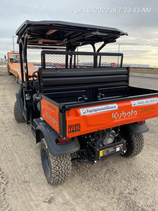 2022 Kubota RTV-X1140W-H Plastic Canopy, Windshield Acrylic Clear, LED Strobe Light, Wire Harness Kit, Back up Alarm