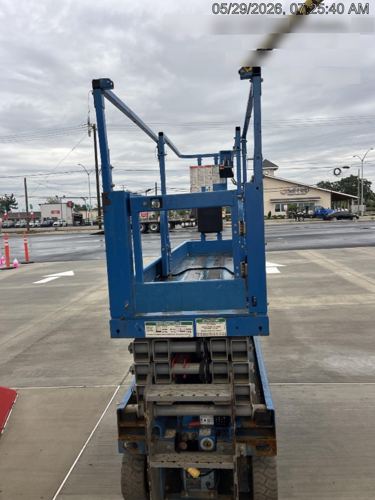 2020 Genie GS-1930 Solid Non Marking Tires, Beacon, Folding rails with half height swing gate, 800W Inverter