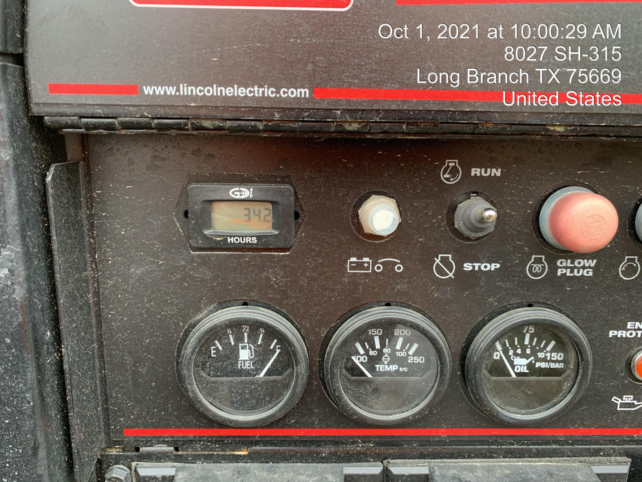 2021 Lincoln Electric Vantage 322 Vantage 322 Ready Pak 3 w/ Decals, ORANGE (includes trailer, cable rack, fender light kit) NO Telematics