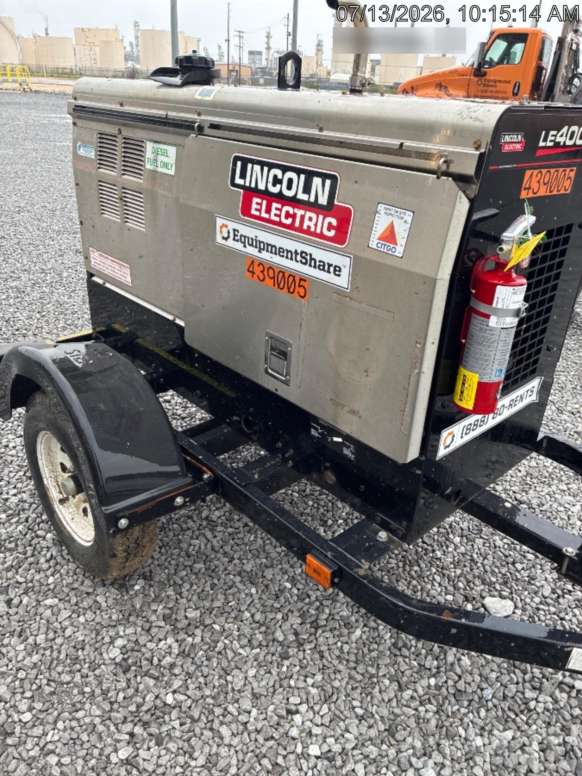2024 Lincoln Electric LE400 Kubota V1505, Trlr, Cable Rack, Light Kit, ES Decals, T3