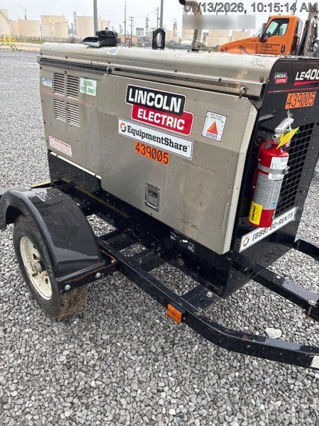2024 Lincoln Electric LE400 Kubota V1505, Trlr, Cable Rack, Light Kit, ES Decals, T3