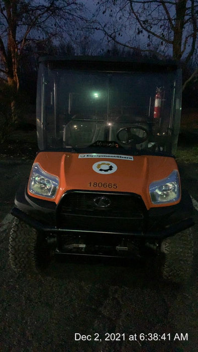 2021 Kubota RTV-X1140W-H Plastic Canopy, Windshield Acrylic Clear, LED Strobe Light, Wire Harness Kit, Back up Alarm