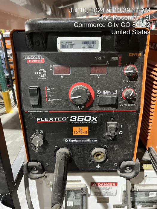 2023 LINCOLN ELECTRIC FLEXTEC 350X