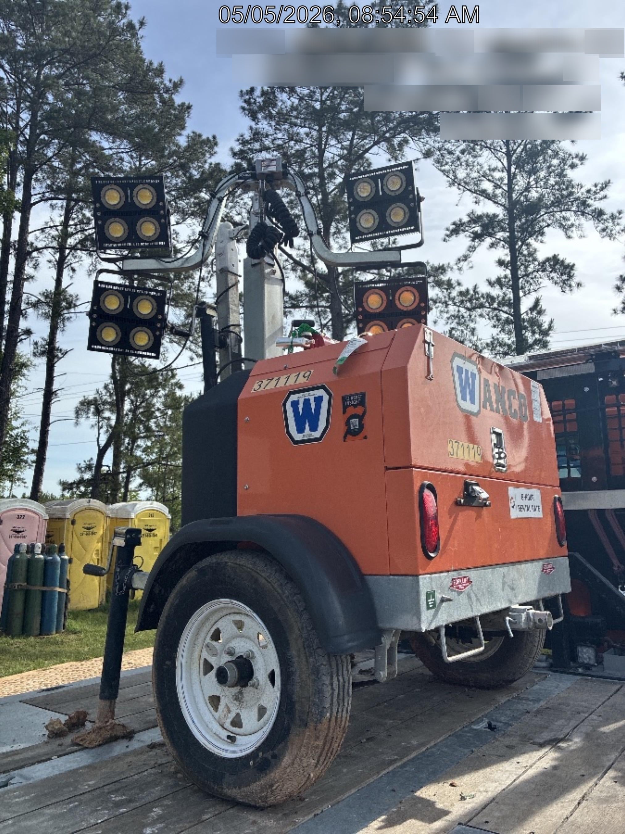 2023 Wanco WLTT-4MM4K Diesel, Deep Sea Controller, Shore Power Plug, Auto Start, (4) 350W LED Floodlights, 4kW Generator, 60 Gal Fuel Tank, 2" Ball, T3