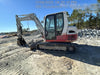 2019 Takeuchi TB290 Cab/Heat/AC Rubber tracks, Dozer blade, Travel alarm, Auxiliary hydraulics Manual QC, Hydraulic thumb, 18", 24", and 36" Buckets
