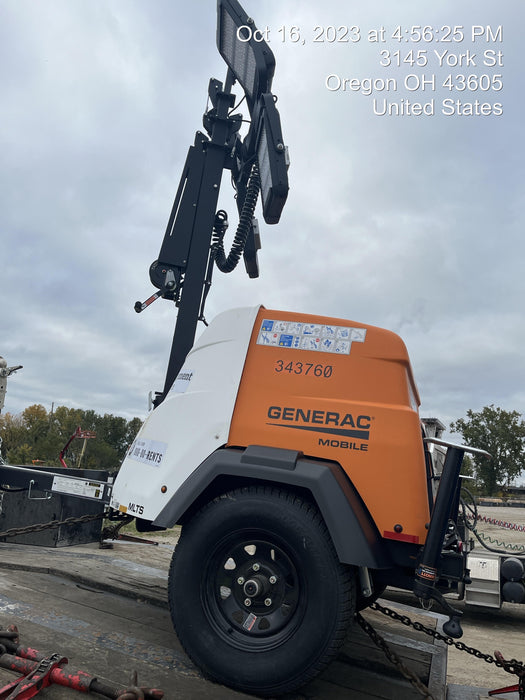 2023 Generac MLT2 Diesel, Flex Switch 120V Input, Powerzone Controller, (4) 320W LED Lights, 4kW Generator, 39.9 Gal Fuel Tank, 2" Ball, T3
