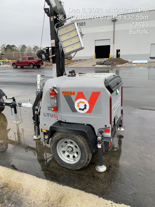 2020 Wacker Neuson LTV6K LTV6K-METAL HALIDE LIGHT TOWER 60HZ KUBOTA LED 300