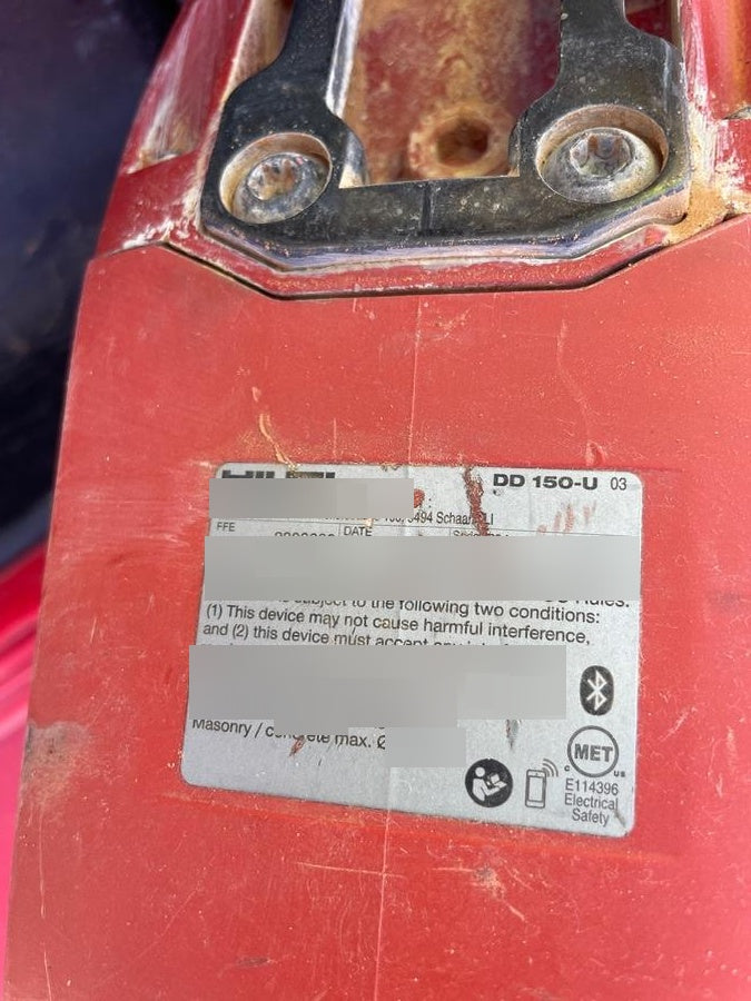 2024 HILTI DD 150-U