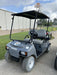 2022 Club Car CA100E Canopy, Fold down Windshield, Beacon, Back up Alarm, All-Trail Trials, HD 8 V Batteries, Trailer Hitch and Ball