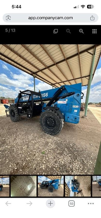 2017 Genie GTH-1056 Genie GTH1056, Solid Tires, 60" carriage, Light Kit, Open ROPS