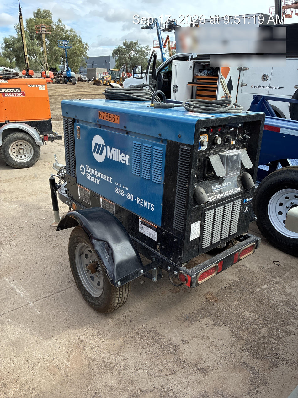 2026 MILLER ELECTRIC BIG BLUE 400