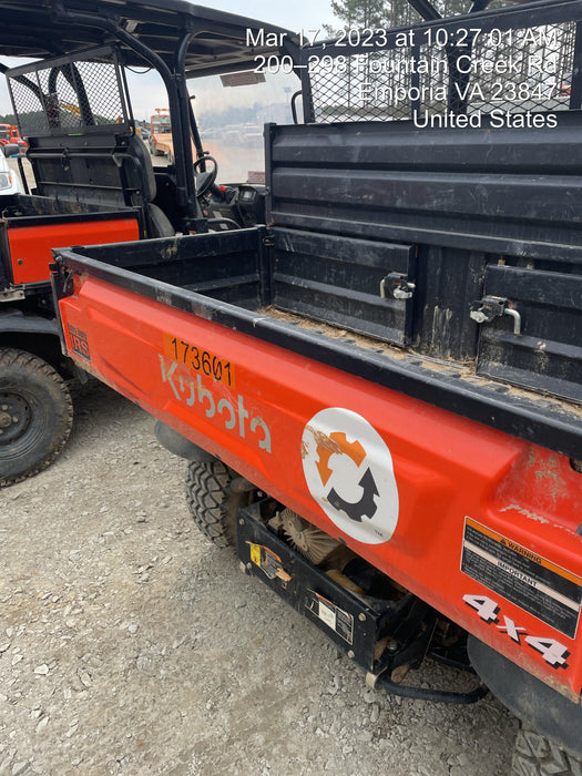 2021 Kubota RTV-X1140W-H Plastic Canopy, Windshield Acrylic Clear, LED Strobe Light, Wire Harness Kit, Back up Alarm