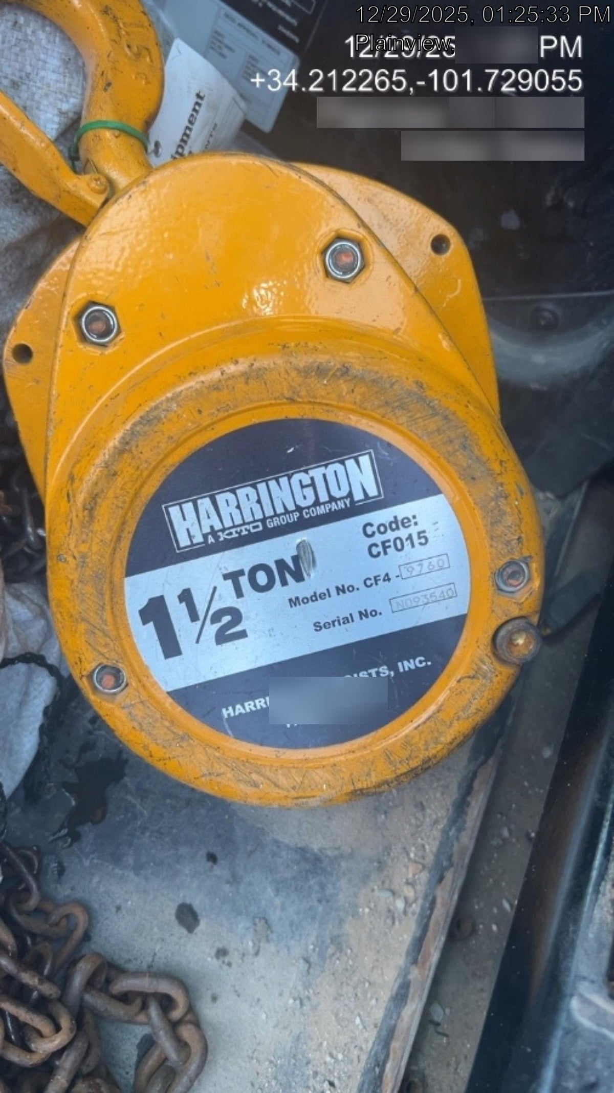 2022 HARRINGTON CF015-20