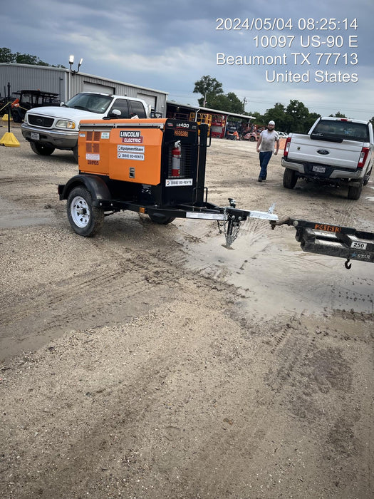 2022 Lincoln Electric LE400 Kubota V1505, Trlr, Cable Rack, Light Kit, ES Decals, T3