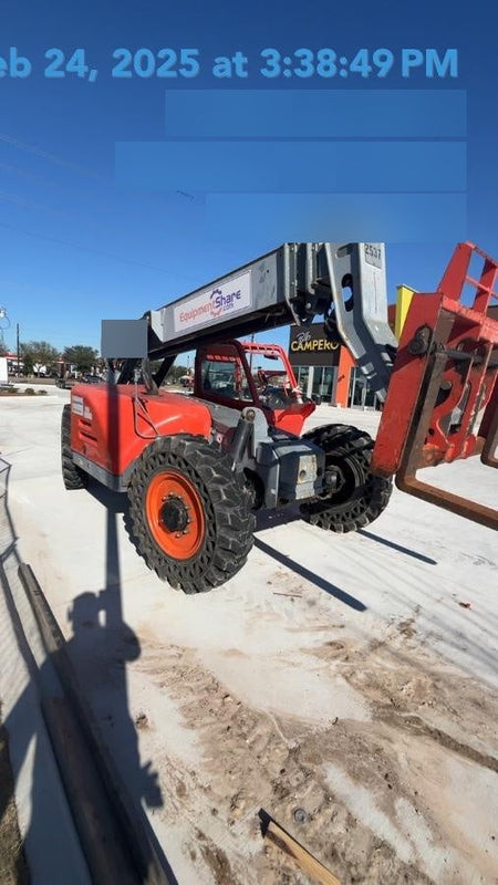 2016 Skyjack SJ843 TH 60" Carriage, Solid Tires, Open ROPS