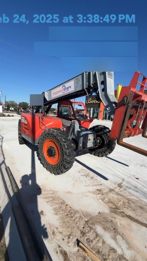 2016 Skyjack SJ843 TH 60" Carriage, Solid Tires, Open ROPS