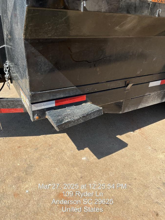 2024 TEXAS PRIDE TRAILERS 14'L x 7'W 5 Cu Yd Trunnion Hydraulic Dump