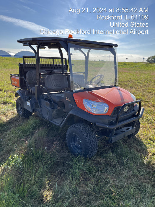 2022 Kubota RTV-X1140W-H Plastic Canopy, Windshield Acrylic Clear, LED Strobe Light, Wire Harness Kit, Back up Alarm