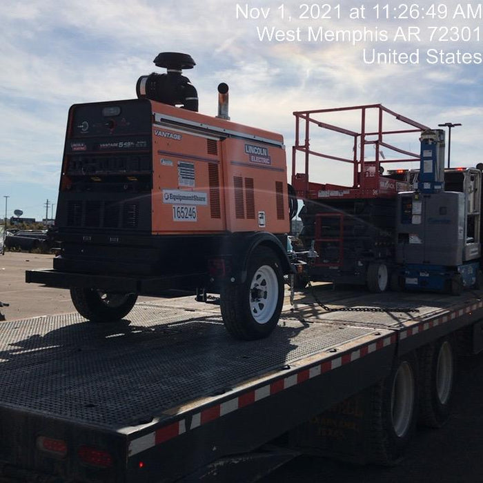 2021 Lincoln Electric Vantage 549X Ready Pak 3, ORANGE (includes trailer, cable rack, fender light kit)