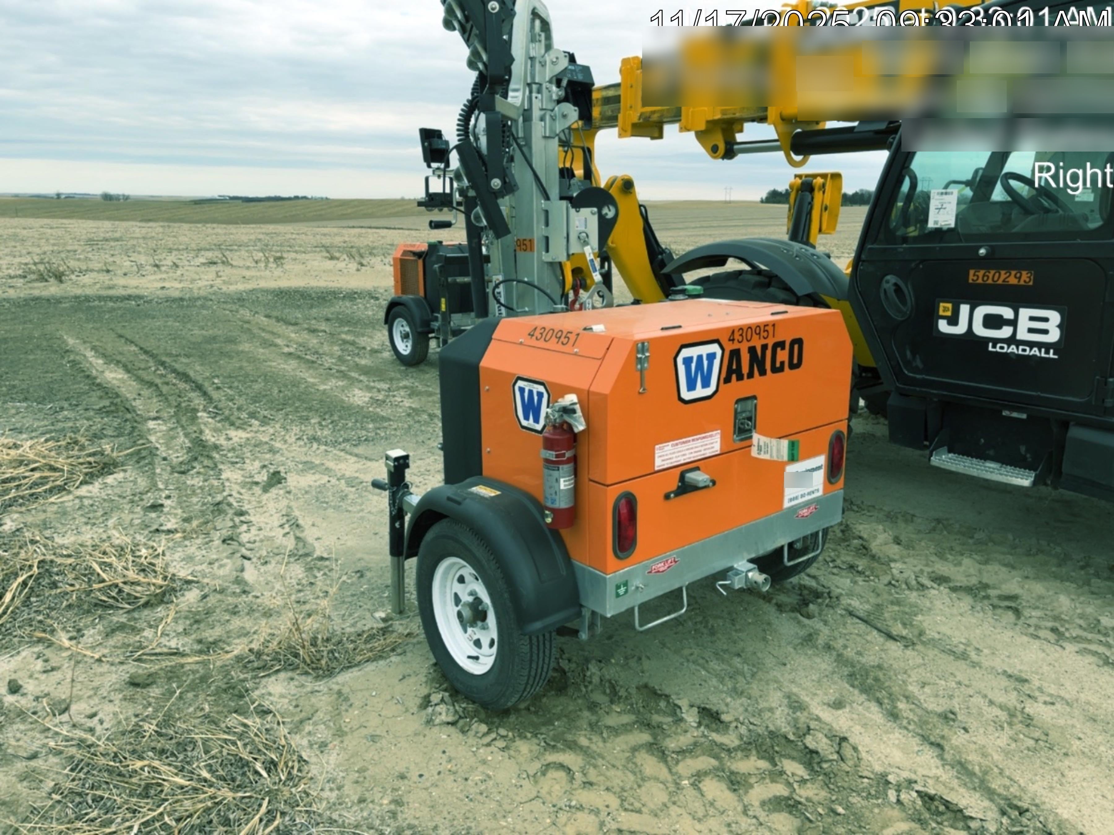 2024 Wanco WLTT-4MM4K Diesel, Deep Sea Controller, Shore Power Plug, Auto Start, (4) 350W LED Floodlights, 4kW Generator, 60 Gal Fuel Tank, 2" Ball, T3