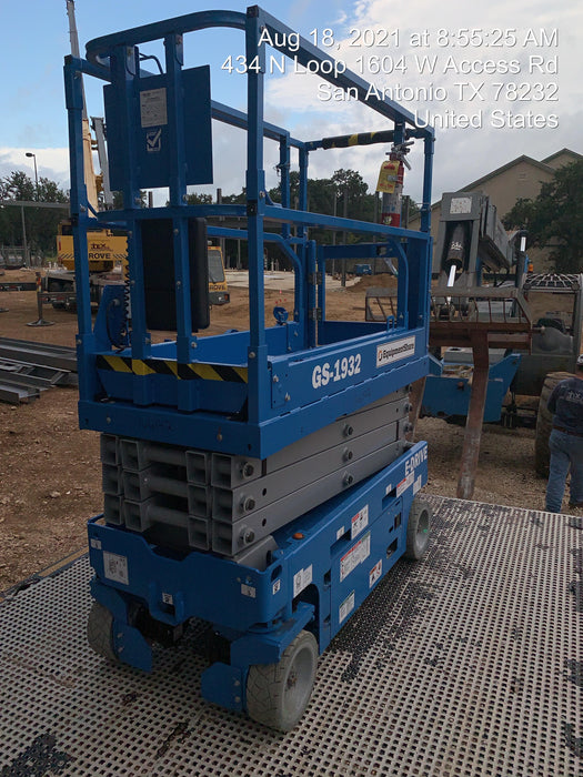 2021 Genie GS-1932 Electric Drive, Sld NM Tires, DBcns, EST