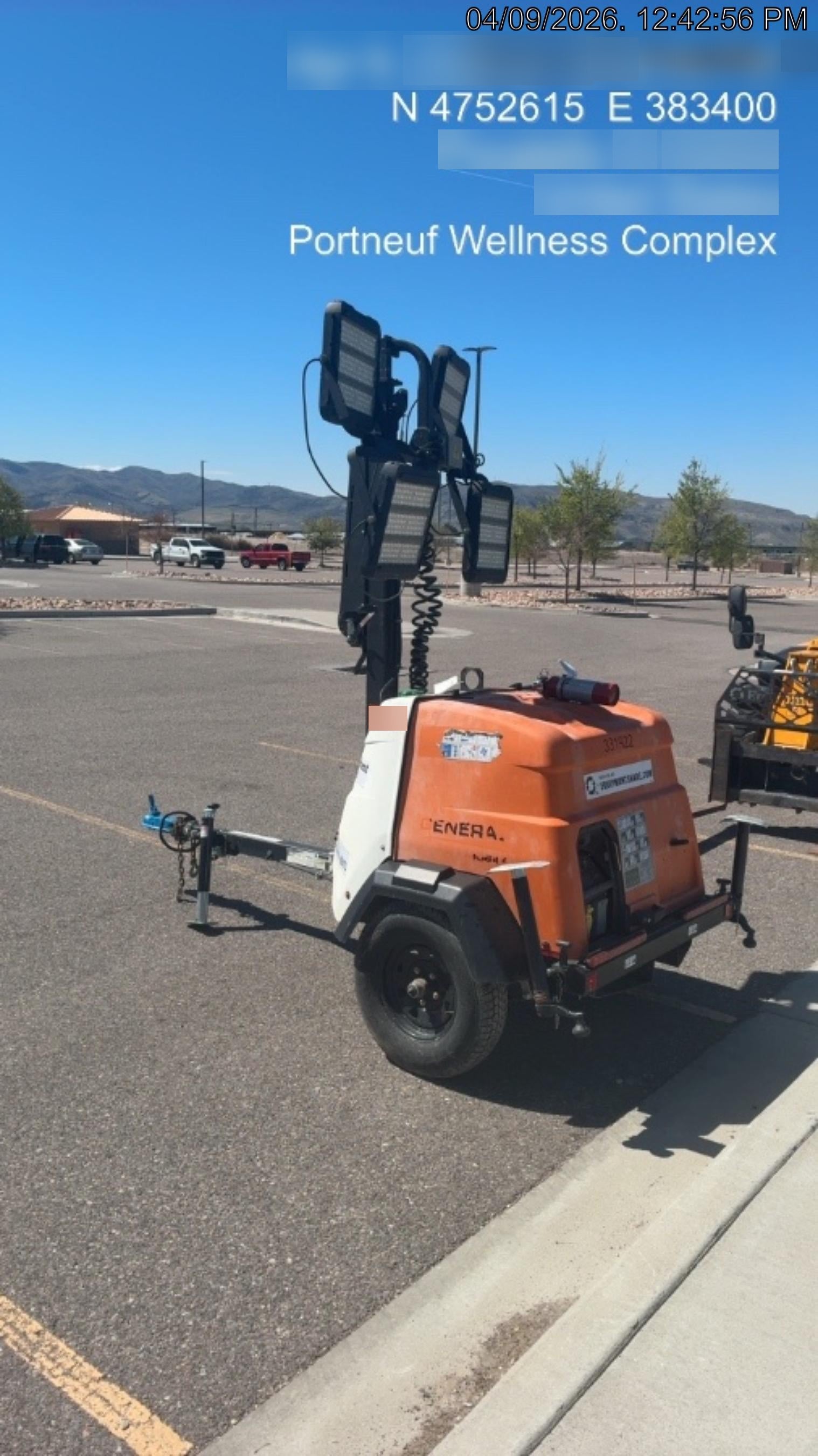 2023 Generac MLT2 Diesel, Flex Switch 120V Input, Powerzone Controller, (4) 320W LED Lights, 4kW Generator, 39.9 Gal Fuel Tank, 2" Ball, T3